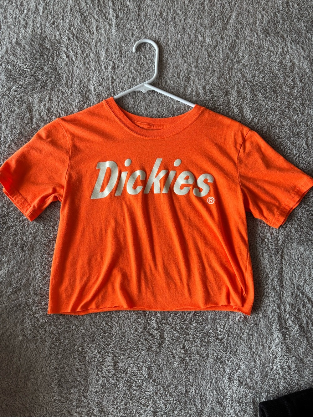 Dickies Orange Short-Sleeve Logo Tee for Kids